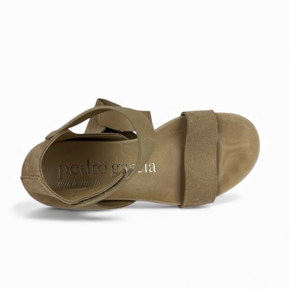 Pedro Garcia Women's Tan Suede Sandals SZ 36.5 or 6.5 - Picture 5 of 7